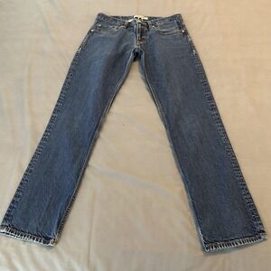 Quiksilver Jeans Mens 31x31 Blue‎ Regular Fit Straight Leg 100% Cotton Denim